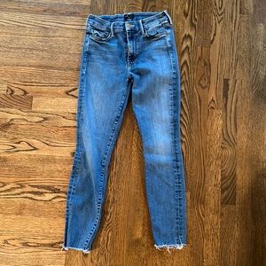Mother The Looker Ankle Fray jeans size 27